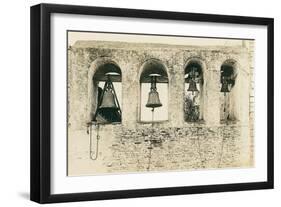 San Juan Capistrano Mission Bells-null-Framed Art Print