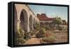 San Juan Capistrano Mission, California-American Photographer-Framed Stretched Canvas