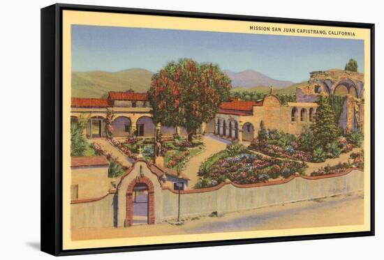 San Juan Capistrano Mission, California-null-Framed Stretched Canvas