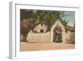 San Juan Capistrano Mission, California-null-Framed Art Print