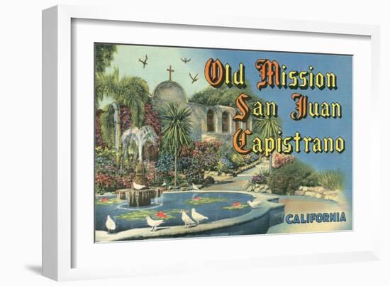 San Juan Capistrano Mission-null-Framed Art Print