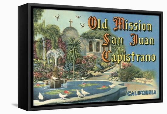 San Juan Capistrano Mission-null-Framed Stretched Canvas