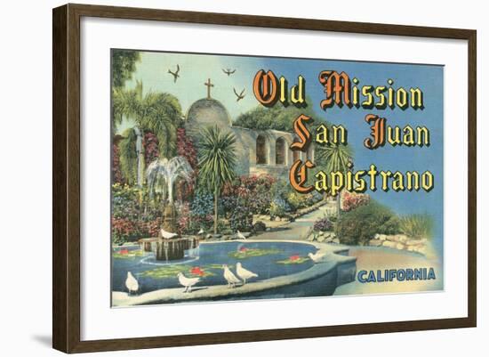 San Juan Capistrano Mission-null-Framed Art Print