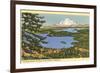 San Juan Islands, Mt. Baker, Washington-null-Framed Art Print