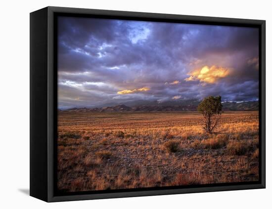 San Juan Mountains, Great Sand Dunes National Park, Co-Ryan Wright-Framed Stretched Canvas
