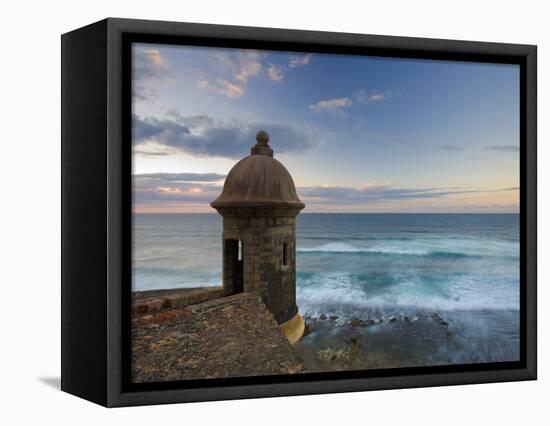 San Juan, Old Town, Fuerte San Cristobal, Puerto Rico-Michele Falzone-Framed Stretched Canvas