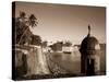 San Juan, Old Town, Paseo Del Morro and La Muralla, Puerto Rico-Michele Falzone-Stretched Canvas