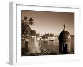 San Juan, Old Town, Paseo Del Morro and La Muralla, Puerto Rico-Michele Falzone-Framed Photographic Print