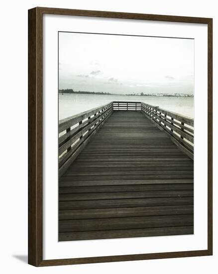 San Juan Pier-Lisa Hill Saghini-Framed Photographic Print