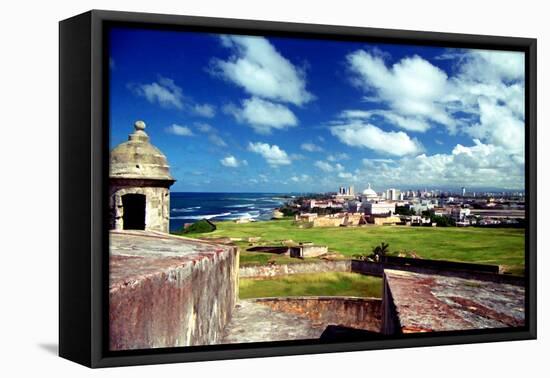 San Juan, Puerto Rico 1-J.D. Mcfarlan-Framed Stretched Canvas