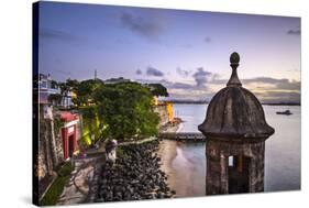 San Juan, Puerto Rico Coast at Paseo De La Princesa.-SeanPavonePhoto-Stretched Canvas