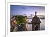 San Juan, Puerto Rico Coast at Paseo De La Princesa.-SeanPavonePhoto-Framed Photographic Print