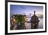 San Juan, Puerto Rico Coast at Paseo De La Princesa.-SeanPavonePhoto-Framed Photographic Print