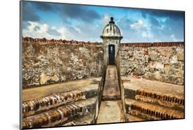 San Juan, Puerto Rico Coast at Paseo De La Princesa.-SeanPavonePhoto-Mounted Photographic Print