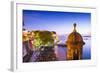 San Juan, Puerto Rico Coast at Paseo De La Princesa.-SeanPavonePhoto-Framed Photographic Print