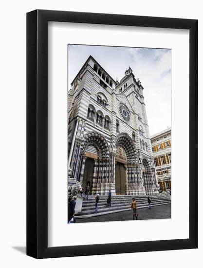 San Lorenzo Cathedral, Genoa, Liguria, Italy, Europe-Yadid Levy-Framed Photographic Print