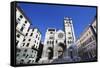 San Lorenzo Cathedral in the Old Town, Genoa, Liguria, Italy, Europe-Mark Sunderland-Framed Stretched Canvas