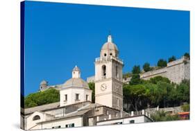 San Lorenzo Church - Portovenere Liguria Italy-Alberto SevenOnSeven-Stretched Canvas