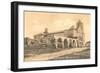 San Luis Rey Mission, California-null-Framed Art Print