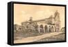 San Luis Rey Mission, California-null-Framed Stretched Canvas