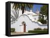 San Luis Rey Mission, Oceanside, California, USA-Richard Cummins-Framed Stretched Canvas