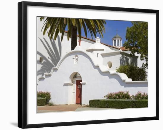 San Luis Rey Mission, Oceanside, California, USA-Richard Cummins-Framed Photographic Print