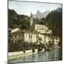 San Mamete (Italy), the Village on Lake Lugano, Circa 1890-Leon, Levy et Fils-Mounted Premium Photographic Print