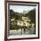 San Mamete (Italy), the Village on Lake Lugano, Circa 1890-Leon, Levy et Fils-Framed Photographic Print