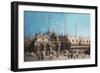 San Marco and the Doge's Palace, Venice-Canaletto-Framed Giclee Print