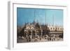 San Marco and the Doge's Palace, Venice-Canaletto-Framed Giclee Print