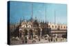 San Marco and the Doge's Palace, Venice-Canaletto-Stretched Canvas