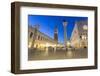 San Marco at dusk Venice, UNESCO World Heritage Site, Veneto, Italy, Europe-Frank Fell-Framed Photographic Print