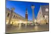 San Marco at dusk Venice, UNESCO World Heritage Site, Veneto, Italy, Europe-Frank Fell-Mounted Photographic Print