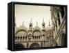 San Marco Basilica, Piazza San Marco, Venice, Italy-Jon Arnold-Framed Stretched Canvas