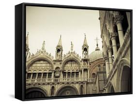 San Marco Basilica, Piazza San Marco, Venice, Italy-Jon Arnold-Framed Stretched Canvas