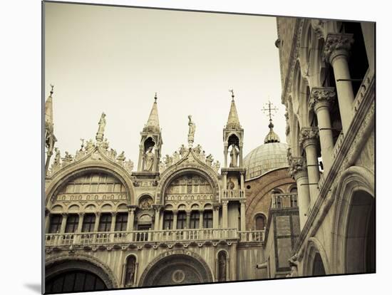 San Marco Basilica, Piazza San Marco, Venice, Italy-Jon Arnold-Mounted Photographic Print