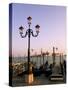 San Marco Pier at Sunset, Venice, Veneto, Italy-Sergio Pitamitz-Stretched Canvas