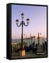 San Marco Pier at Sunset, Venice, Veneto, Italy-Sergio Pitamitz-Framed Stretched Canvas