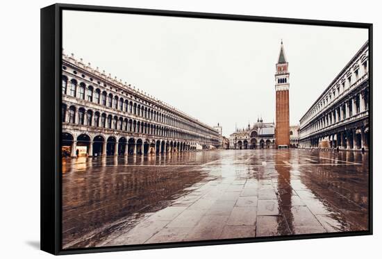 San Marco Square, Venice-Andrew Bayda-Framed Stretched Canvas