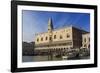 San Marco waterfront bathed in afternoon sun, Campanile and Doge's Palace, Venice, UNESCO World Her-Eleanor Scriven-Framed Photographic Print