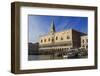 San Marco waterfront bathed in afternoon sun, Campanile and Doge's Palace, Venice, UNESCO World Her-Eleanor Scriven-Framed Photographic Print