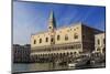 San Marco waterfront bathed in afternoon sun, Campanile and Doge's Palace, Venice, UNESCO World Her-Eleanor Scriven-Mounted Photographic Print