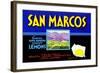 San Marcos Lemons-null-Framed Art Print