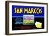 San Marcos Lemons-null-Framed Art Print