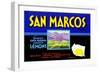 San Marcos Lemons-null-Framed Art Print