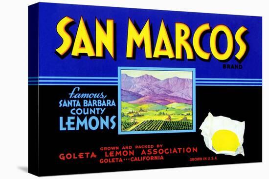 San Marcos Lemons-null-Stretched Canvas