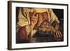 San Marino in Act of Blessing City Which He's Holding in His Hand-Giovanni Francesco Barbieri-Framed Giclee Print