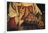 San Marino in Act of Blessing City Which He's Holding in His Hand-Giovanni Francesco Barbieri-Framed Giclee Print