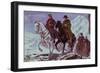 San Martin Leading His Army-null-Framed Giclee Print
