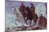 San Martin Leading His Army-null-Mounted Giclee Print